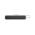 Mobile TV 79 Black Wood con cassetto e gestione cavi a lunga durata
