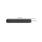 Mobile TV 79 Black Wood con cassetto e gestione cavi a lunga durata