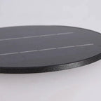Lampes solaires d'extérieur à poignée, tambour, métal blanc, lumière chaude