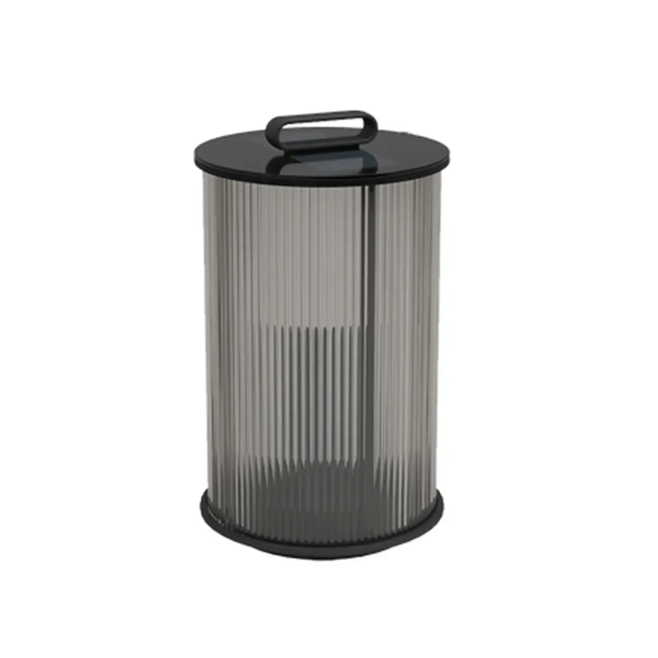 Élégants lampadaires solaires cylindriques à LED pour l'extérieur
