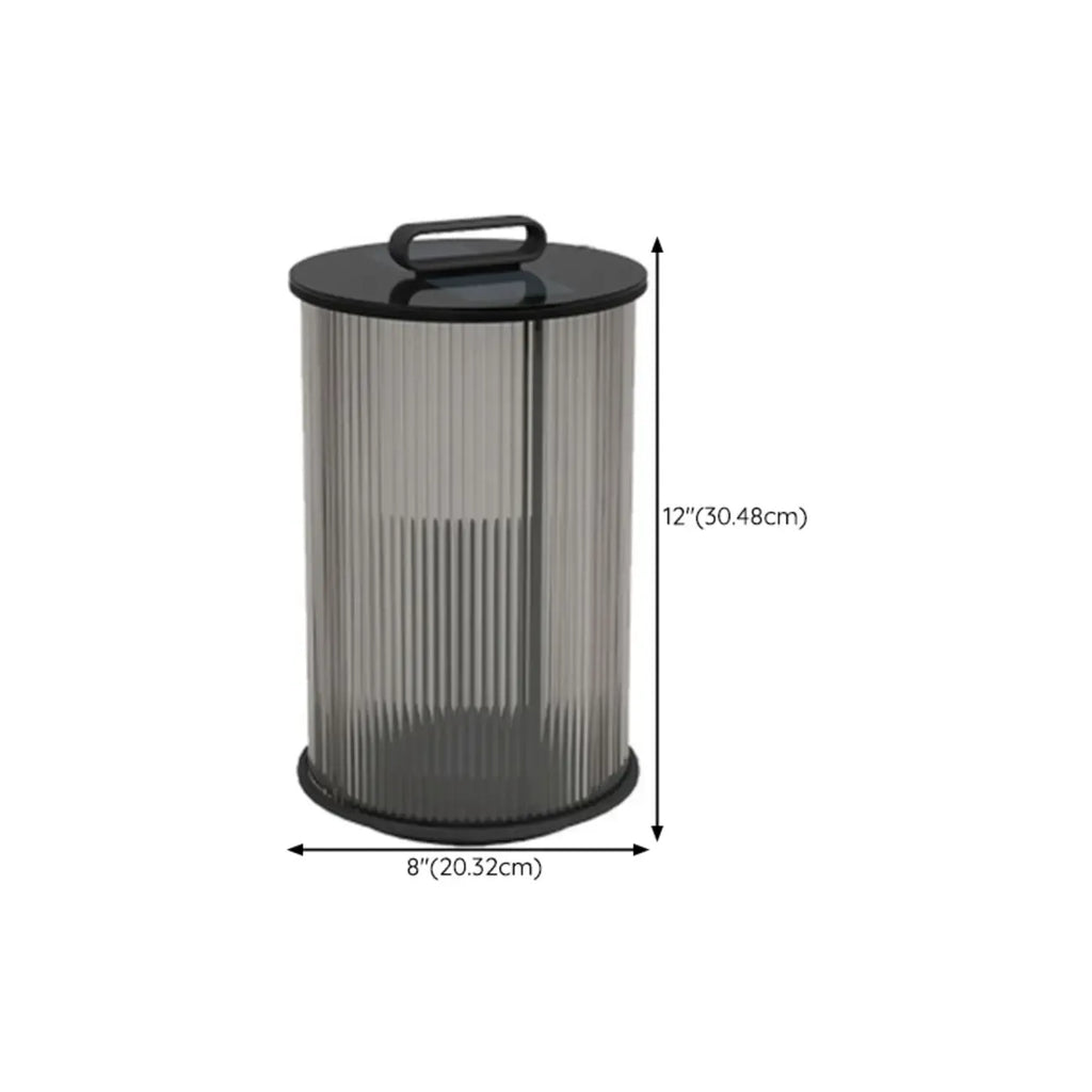 Élégants lampadaires solaires cylindriques à LED pour l'extérieur
