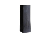 Table d'appoint carrée moderne en pin noir