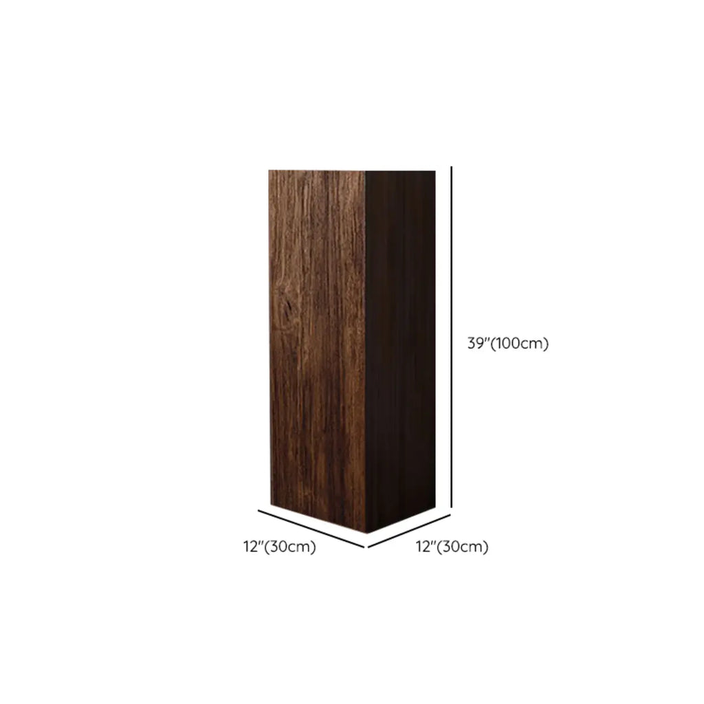 Table d'appoint carrée Pillar en pin rustique