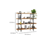 Bibliothèque ouverte moderne en bois à 5 niveaux Etagere
