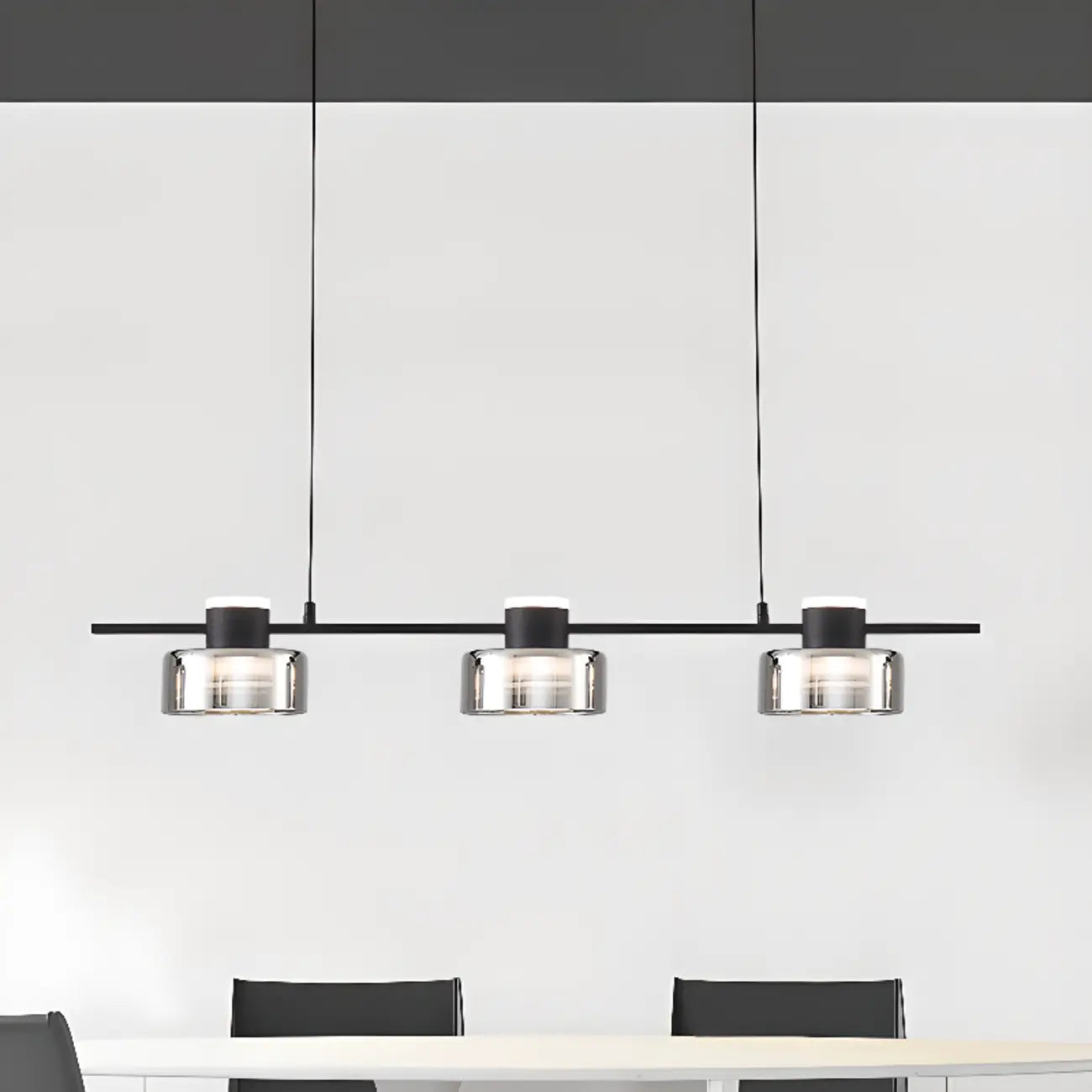 Suspension moderne à LED dimmable pour îlot de cuisine