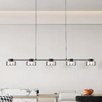 Suspension moderne à LED dimmable pour îlot de cuisine