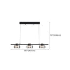 Suspension moderne à LED dimmable pour îlot de cuisine
