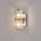 Applique murale d'ambiance pilier en cristal clair Sheen
