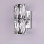 Applique murale d'ambiance pilier en cristal clair Sheen