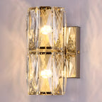 Applique murale d'ambiance pilier en cristal clair Sheen