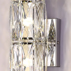 Applique murale d'ambiance pilier en cristal clair Sheen