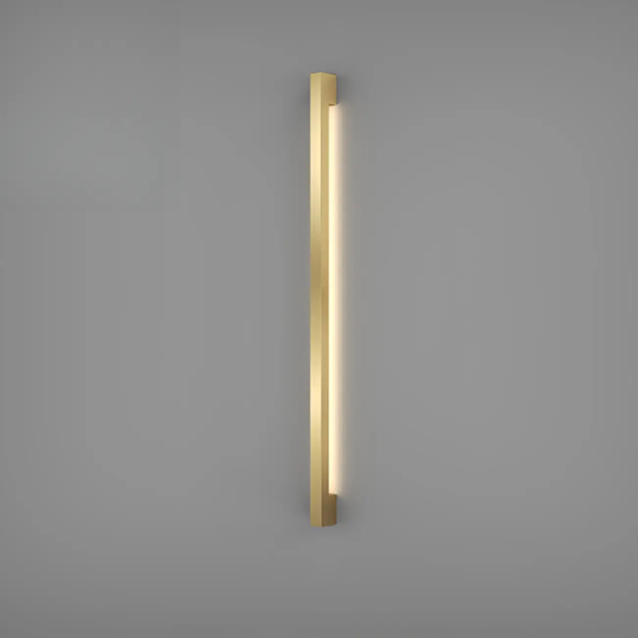 Applique murale minimaliste en tube de métal acrylique et LED