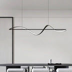 Suspension LED moderne à intensité variable pour îlot de cuisine