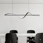 Suspension LED moderne à intensité variable pour îlot de cuisine