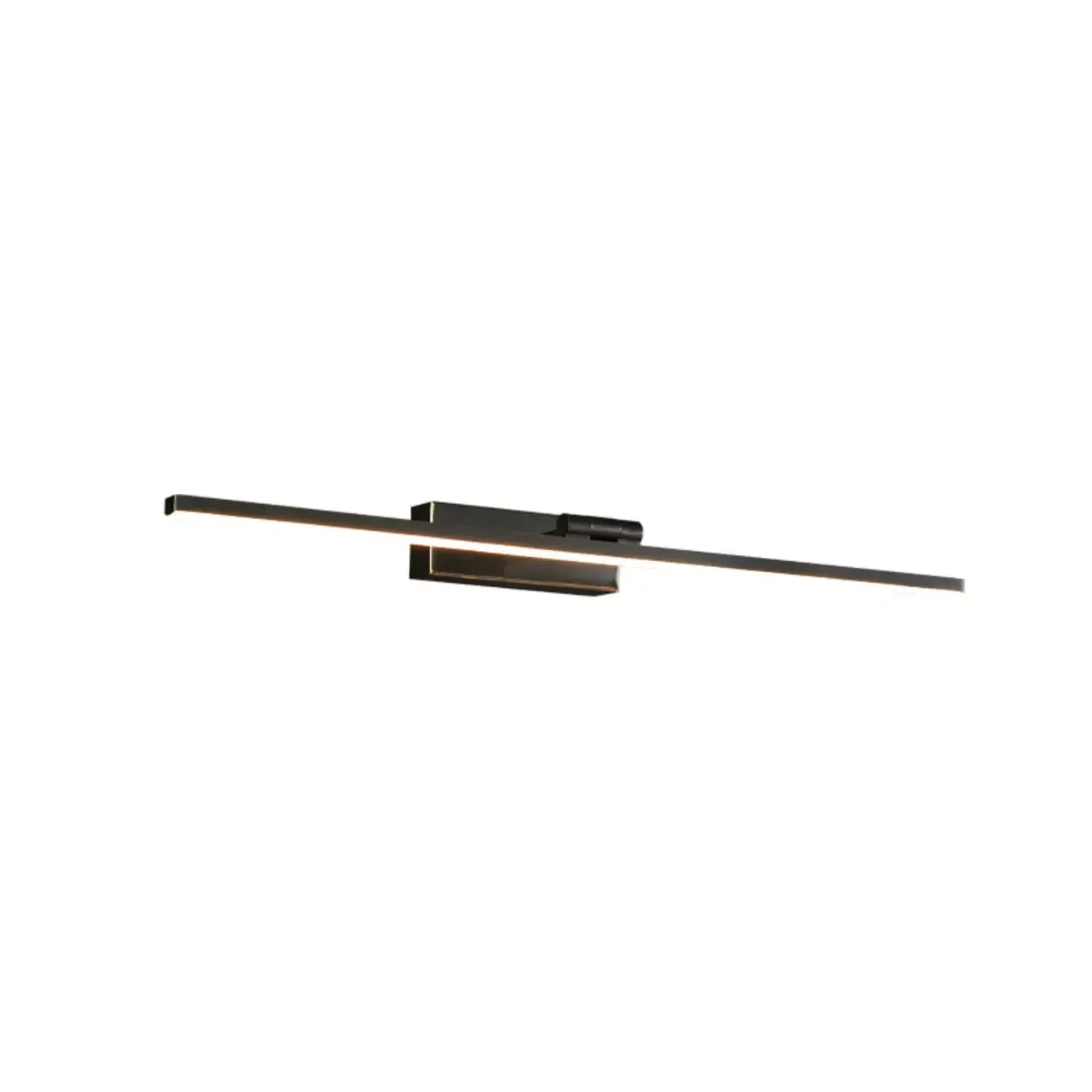 Applique murale minimaliste linéaire en métal avec variateur à 3 niveaux pour salle de bain