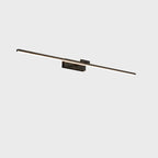 Applique murale minimaliste linéaire en métal avec variateur à 3 niveaux pour salle de bain