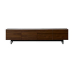 Meuble TV en bois de style moderne du milieu du siècle avec rangement
