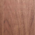 Meuble TV en bois brun style milieu du siècle avec système de gestion des câbles (71 cm)