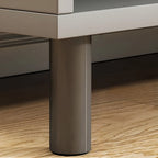 Armoire à chaussures en bois blanc cassé pour entrée