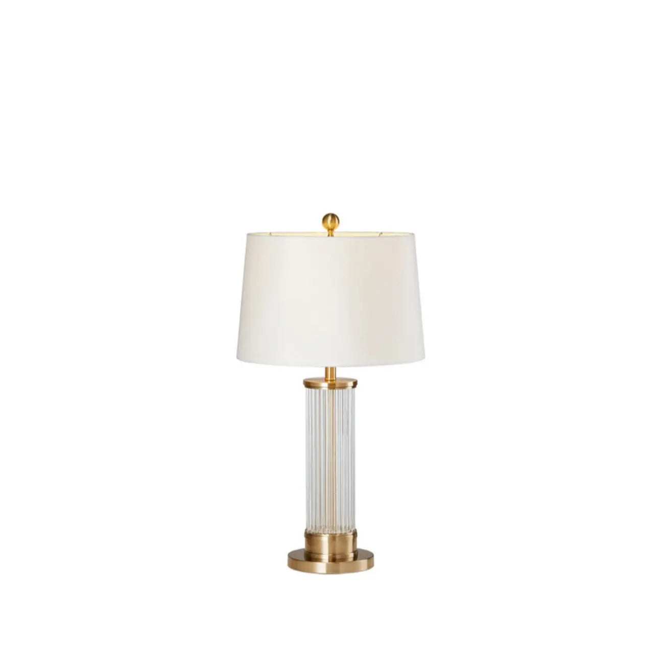 Lampe de table LED moderne et élégante en forme de tonneau, abat-jour en tissu
