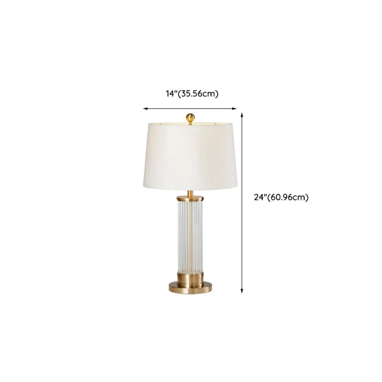 Lampe de table LED moderne et élégante en forme de tonneau, abat-jour en tissu