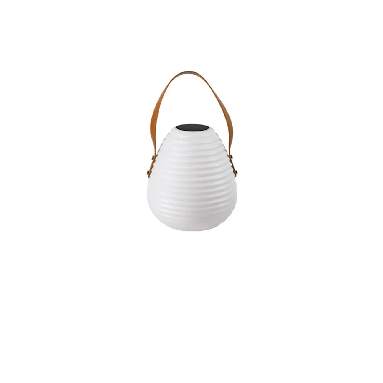 Lanterne blanche minimaliste en résine, design de pot de lampe