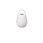Lanterne blanche minimaliste en résine, design de pot de lampe