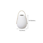 Lanterne blanche minimaliste en résine, design de pot de lampe