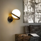 Applique murale moderne à LED en forme de globe pour éclairage résidentiel