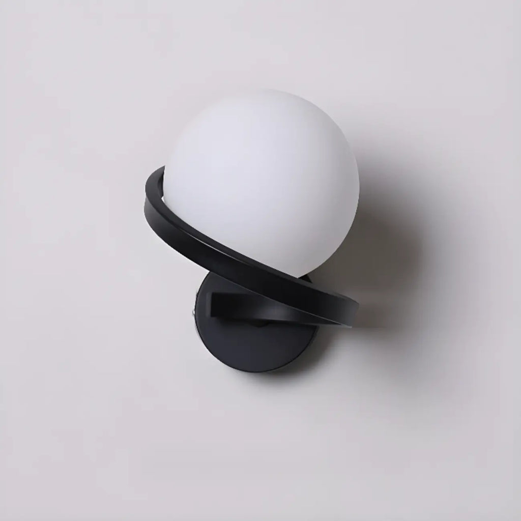 Applique murale moderne à LED en forme de globe pour éclairage résidentiel