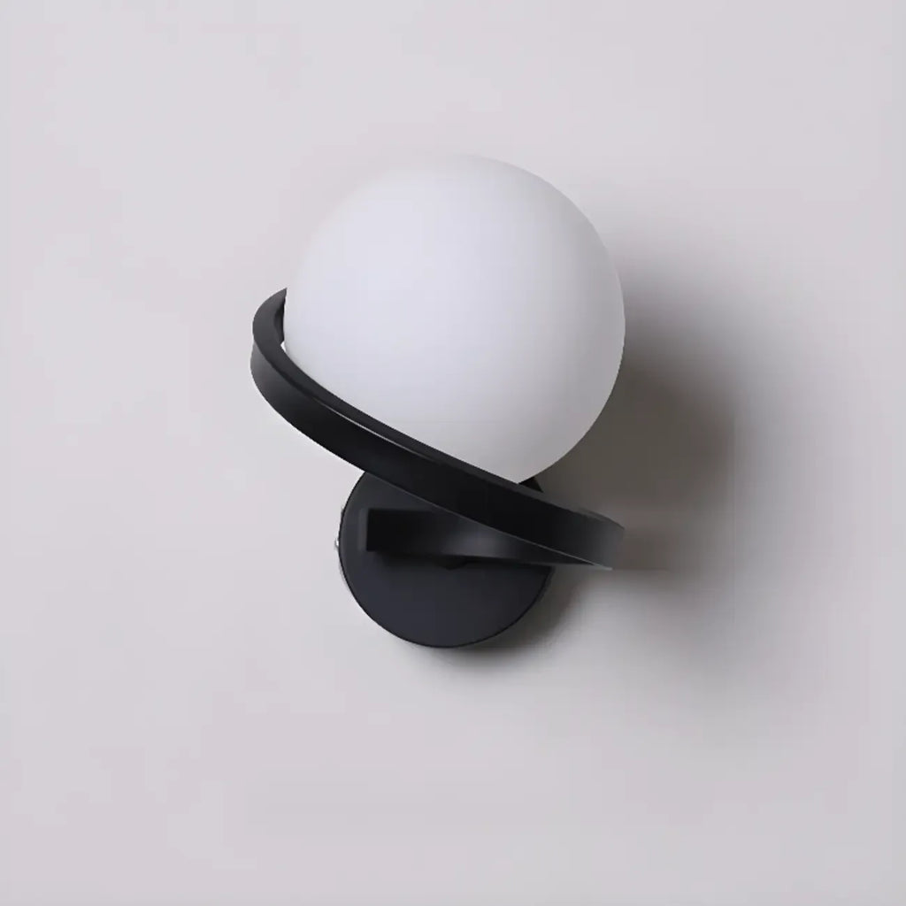 Applique murale moderne à LED en forme de globe pour éclairage résidentiel
