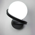 Applique murale moderne à LED en forme de globe pour éclairage résidentiel