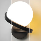 Applique murale moderne à LED en forme de globe pour éclairage résidentiel