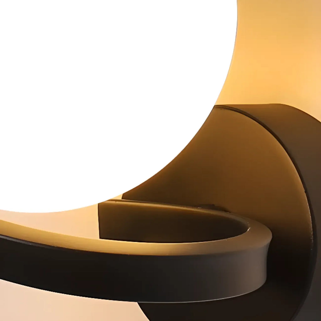 Applique murale moderne à LED en forme de globe pour éclairage résidentiel