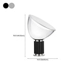 Lampe de table moderne en verre avec options LED