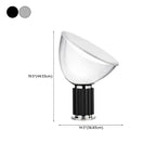 Lampe de table moderne en verre avec options LED