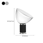 Lampe de table moderne en verre avec options LED