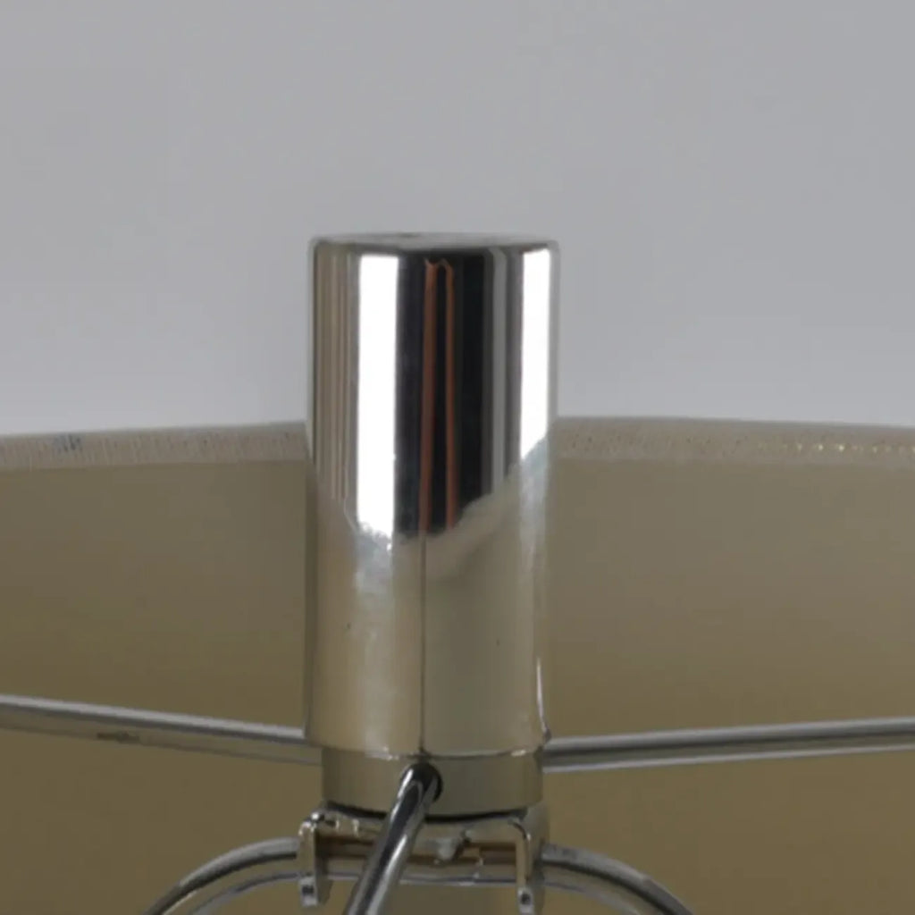 Lampe de table traditionnelle en céramique bleue avec abat-jour en tissu