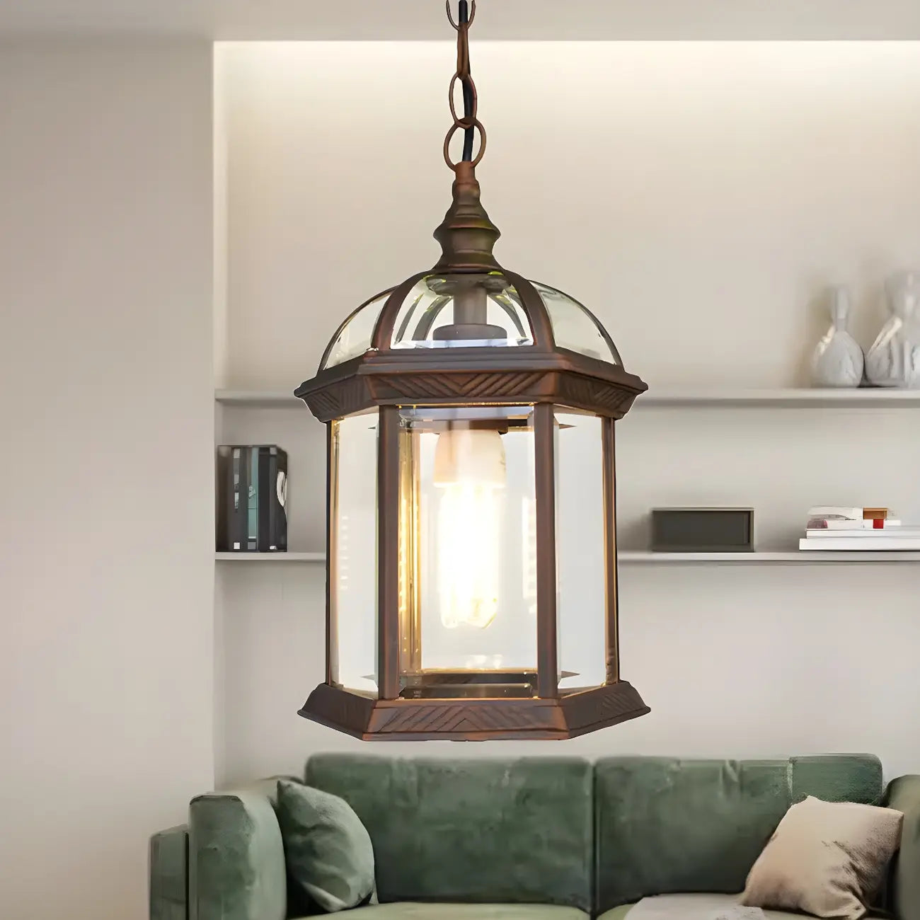 Lanterne vintage suspendue