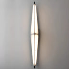 Applique murale extérieure moderne géométrique en acrylique blanc à LED