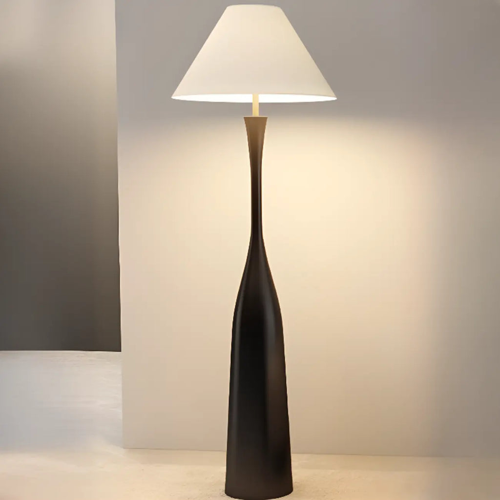65 Lampada da terra moderna a forma di bottiglia in metallo
