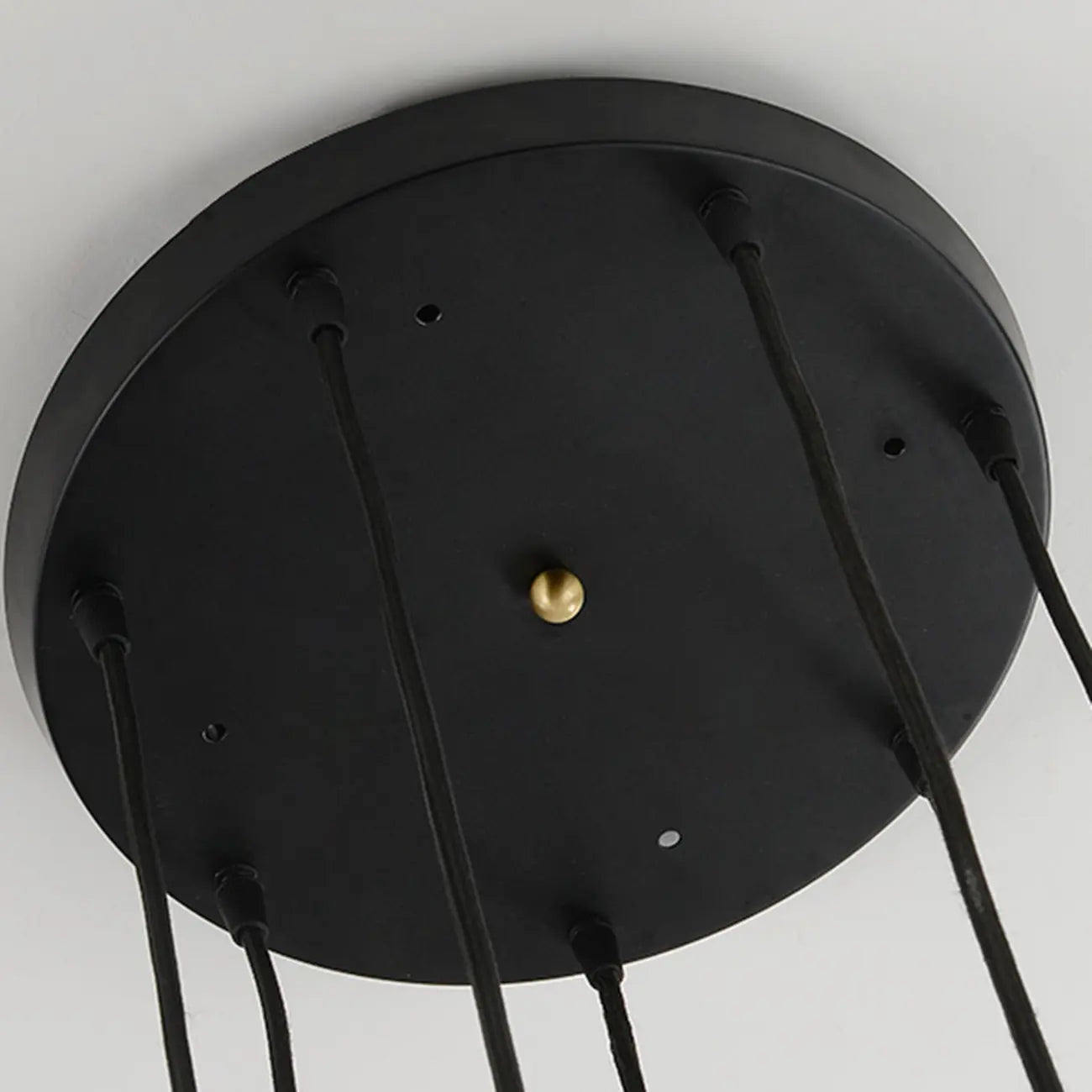 Lampada a Sospensione Moderna Regolabile con Globo in Pietra e Corda