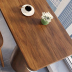Tavolo da Bar Alto in Legno Marrone Stile Art Déco per Soggiorno
