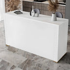 Table de bar moderne avec plateau en pierre noire pour cuisine