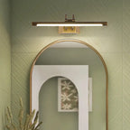 Lampada da bagno a specchio da trucco a LED con tubo in ottone moderno