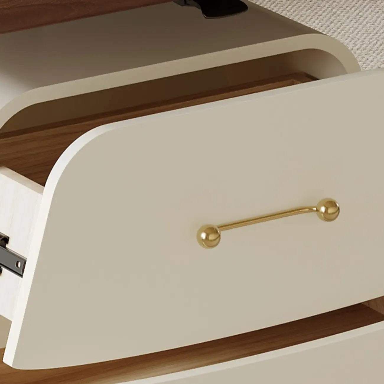 Tavolino da caffè con ripiano sollevabile in legno marrone e bianco con ruote