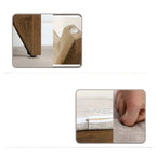 Banc à chaussures rembourré en bois avec meuble d'entrée