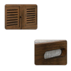 Banc à chaussures rembourré en bois avec meuble d'entrée