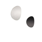 Applique murale moderne minimaliste en métal noir et blanc