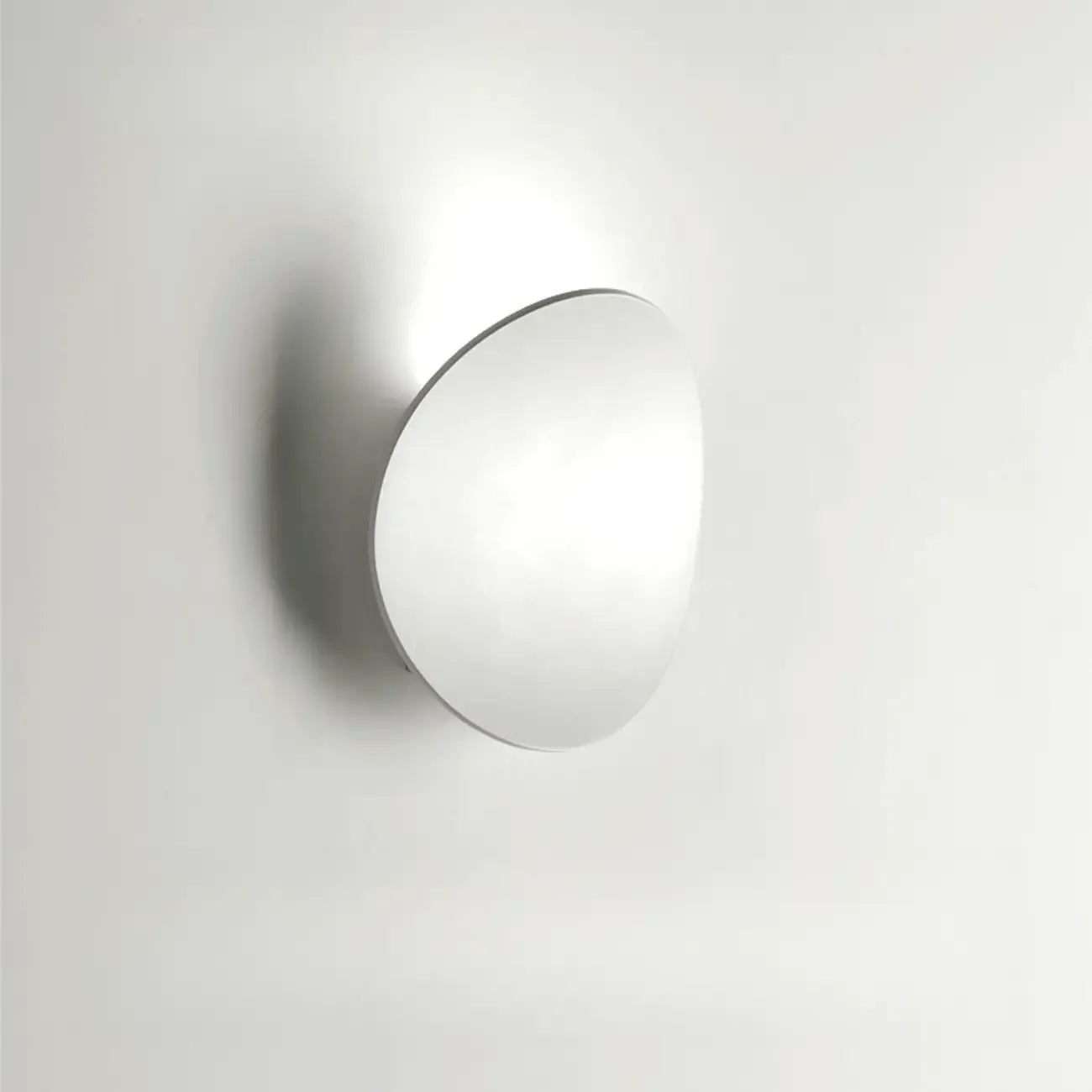 Applique murale moderne minimaliste en métal noir et blanc